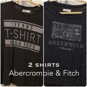 (2) ABERCROMBIE & FITCH - T-shirts